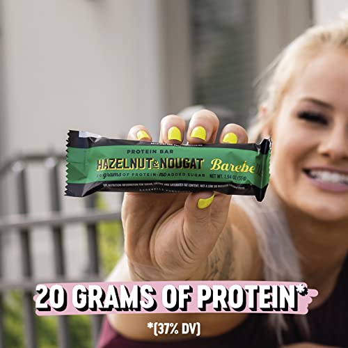 Hazelnut & Nougat Protein Bars – 20g Protein, 24 Pack