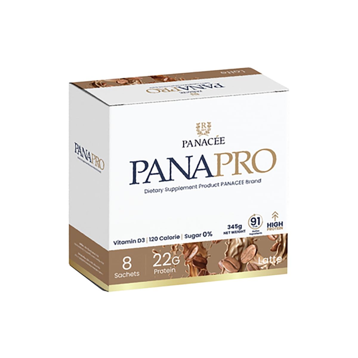 Latte Flavor Snack Sachets – 8 Pack, 320g