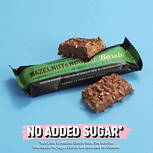Hazelnut & Nougat Protein Bars – 20g Protein, 24 Pack
