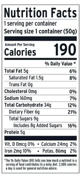 Organic Chocolate Instant Oatmeal Cups – 12 Pack