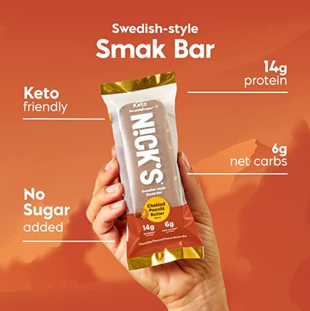 Chocolate Peanut Butter Protein Bars – 14g Protein, 8 Pack