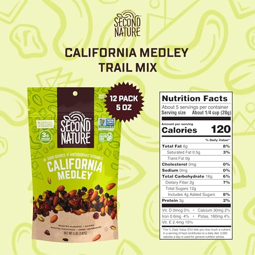 Second Nature Trail Mix Reasealable Pouch