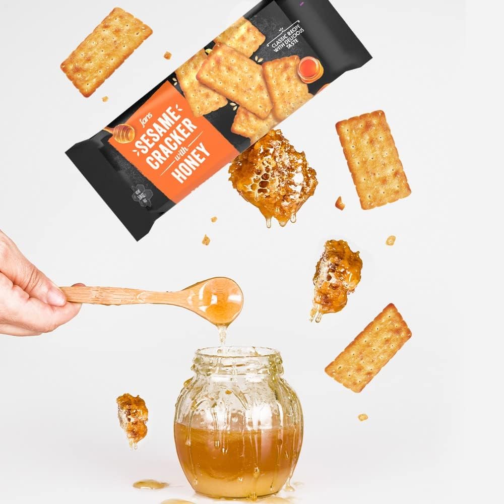 Jans Sesame Cracker with Honey 5.64 oz (Pack of 8)