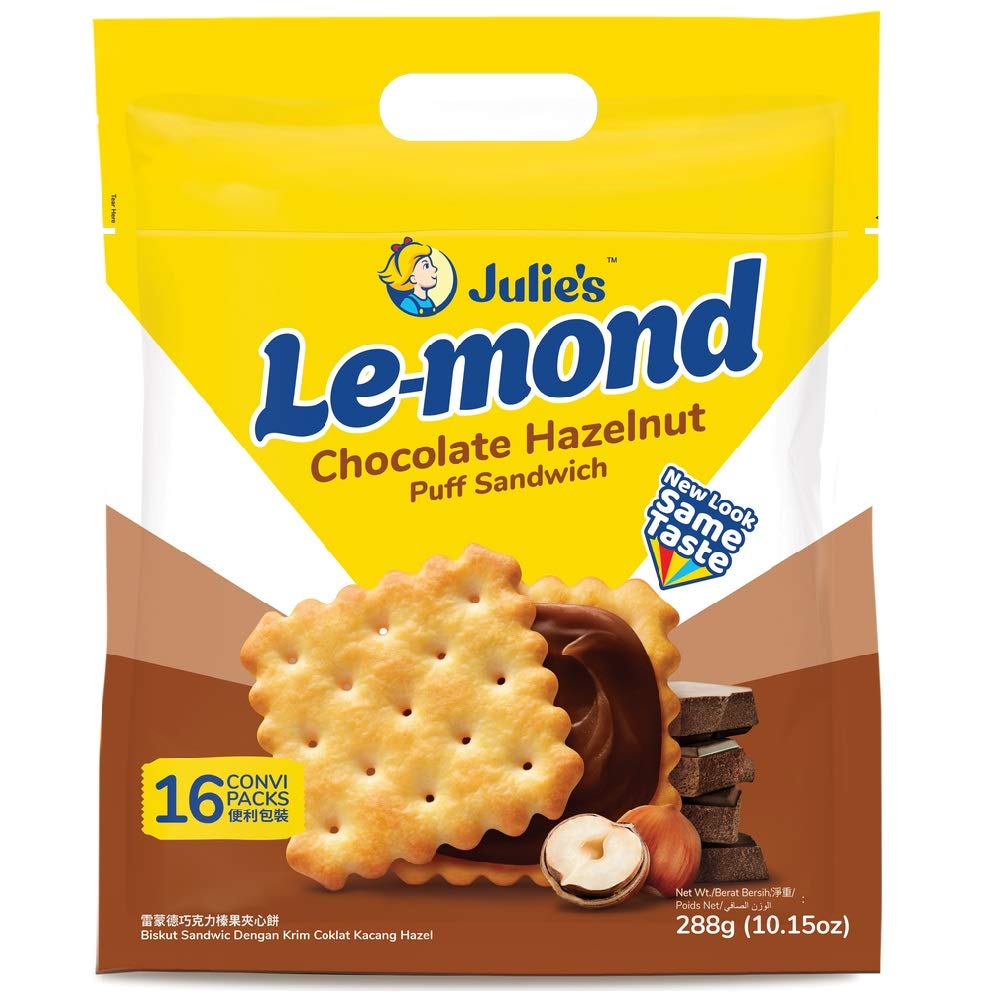 Chocolate Hazelnut Cream Puff Sandwiches – 2 Pack