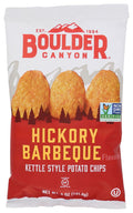 Boulder Canyon Hickory Bbq Potato Chips Gluten Free 48x 5 Oz