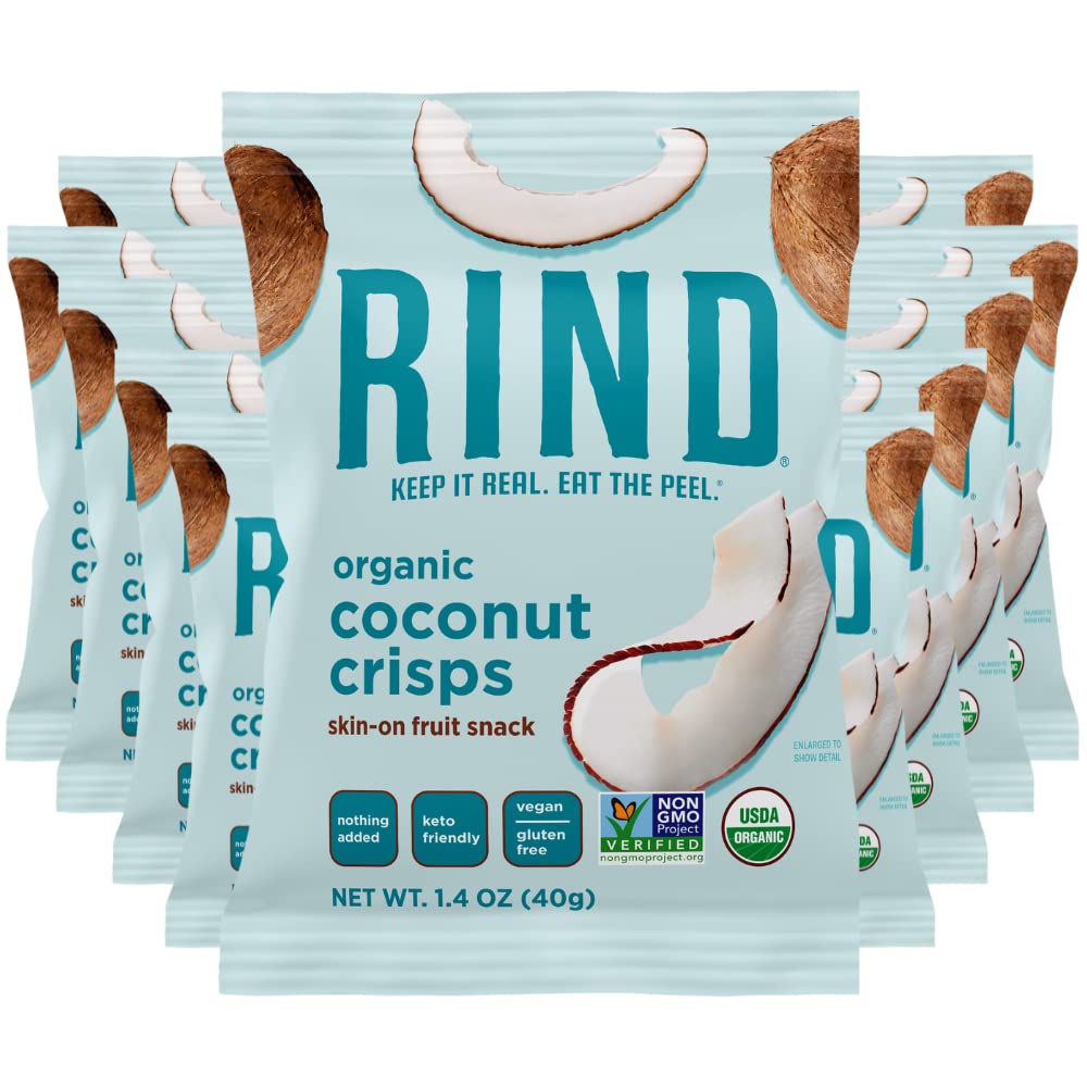 Unsweetened Coconut Crisps – 1.4 oz, 12 Pack