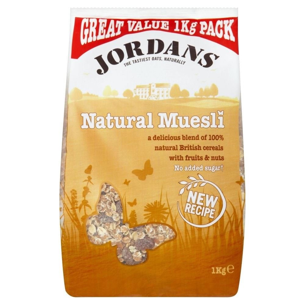 Jordans Natural Muesli (1Kg) - Pack of 6