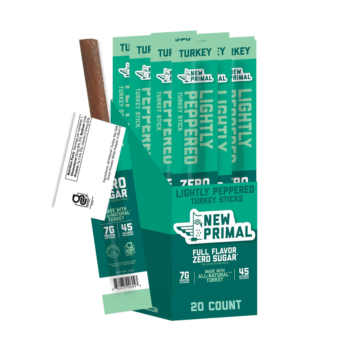 Turkey Meat Sticks – Lightly Peppered & Cilantro Lime