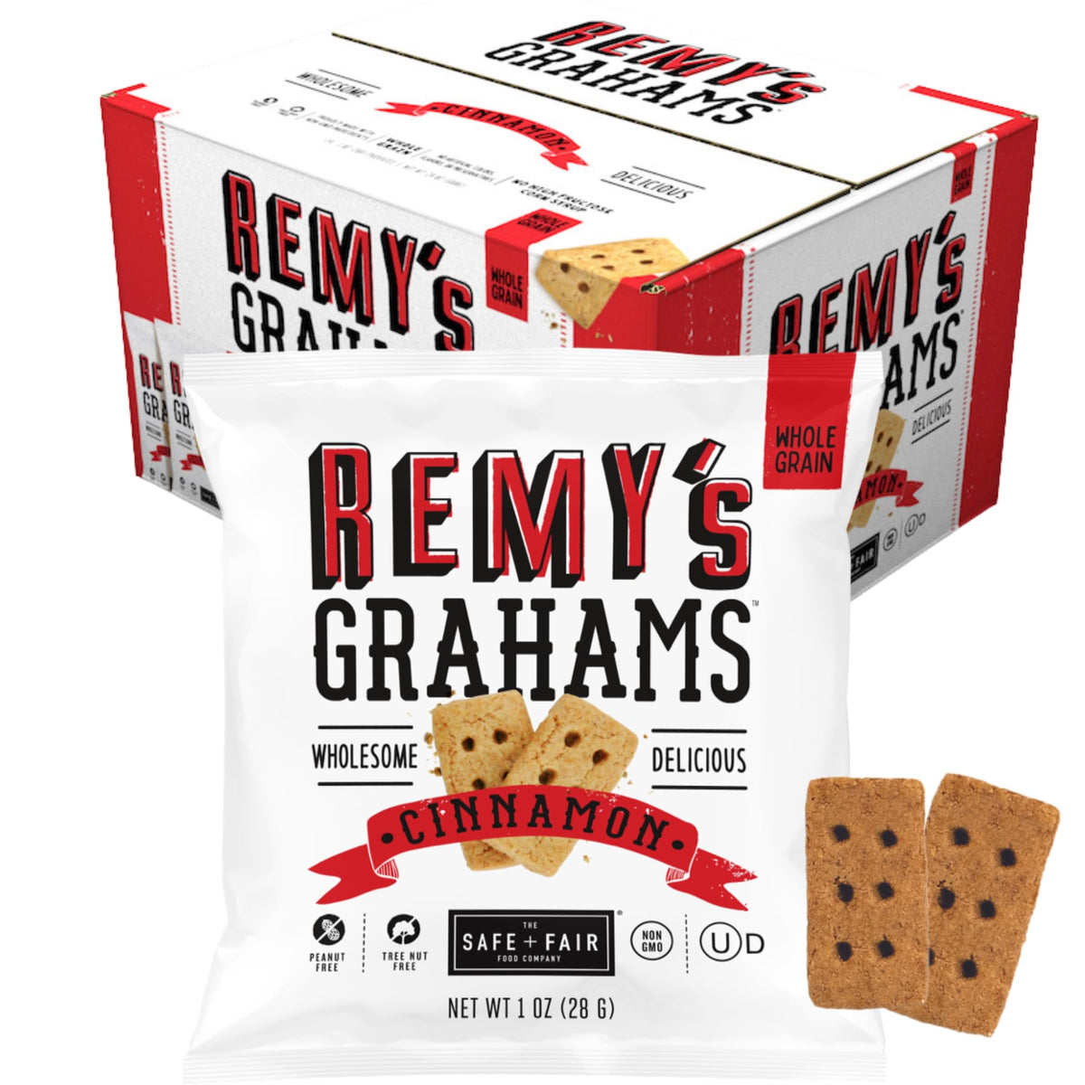 Cinnamon Whole Grain Graham Bites – 24 Pack