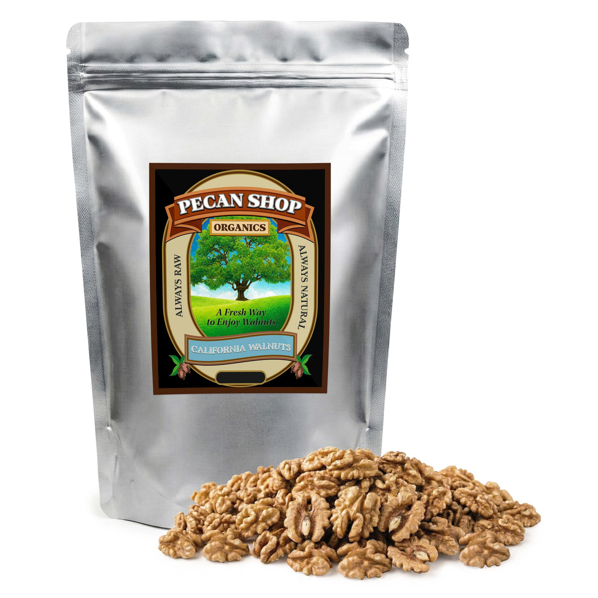 Raw Shelled Pecan Halves – 5 lb