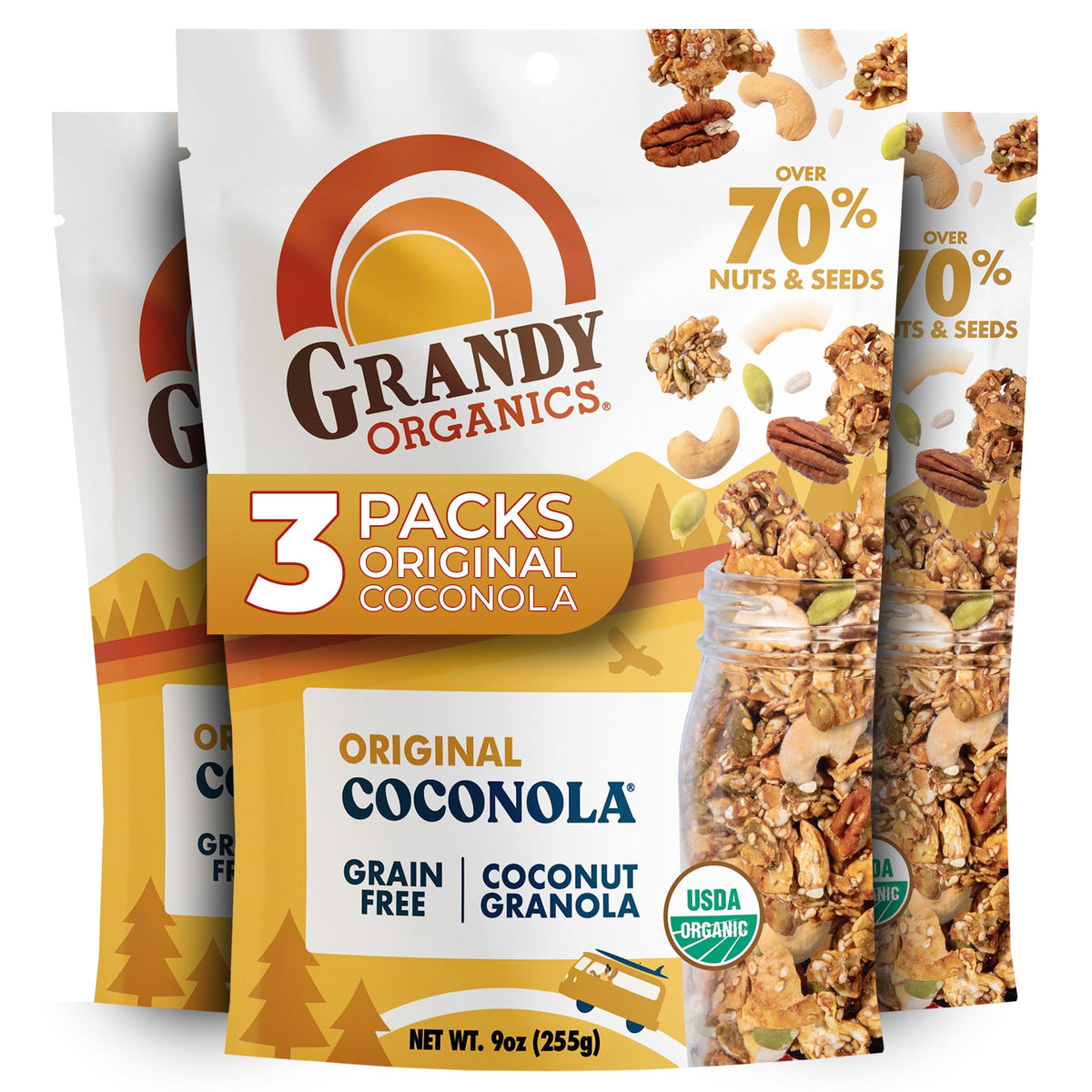 Organic Grain-Free Coconut Granola