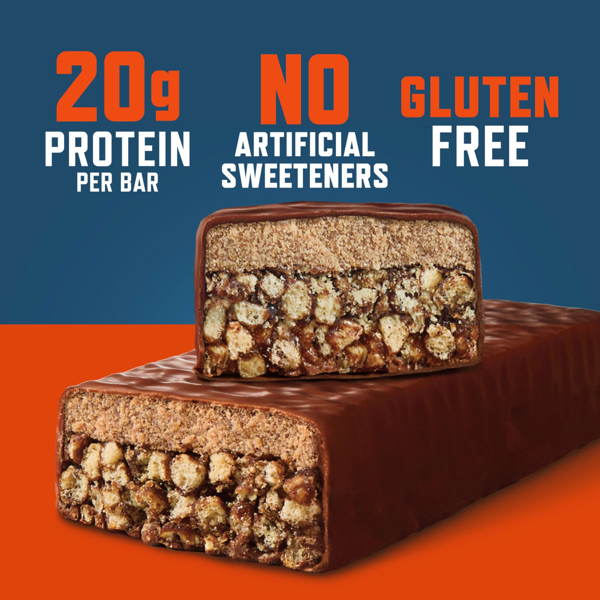 CLIF BUILDERS Protein Bars, Chocolatey Peanut Butter, Gluten Free