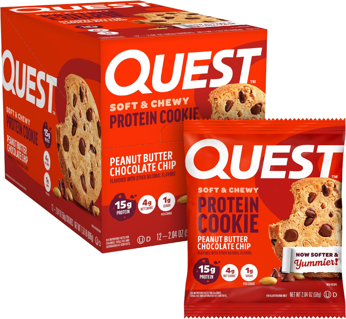 Quest Nutrition Protein Cookie, Chocolate Chip