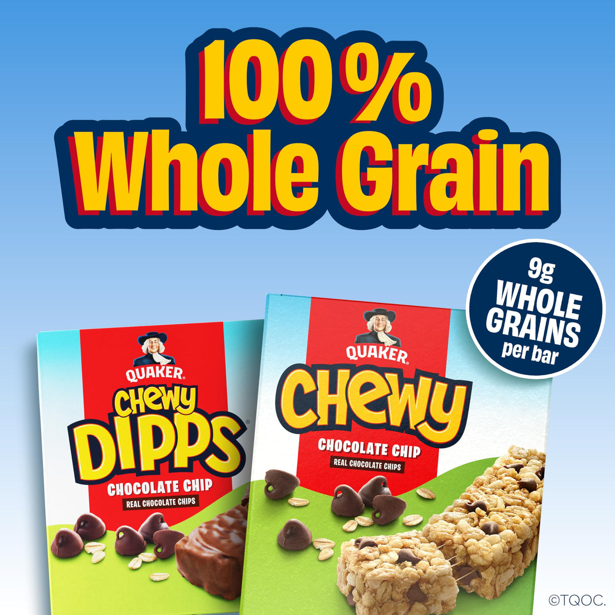 Peanut Butter Chocolate Chip Granola Bars – 8 Pack