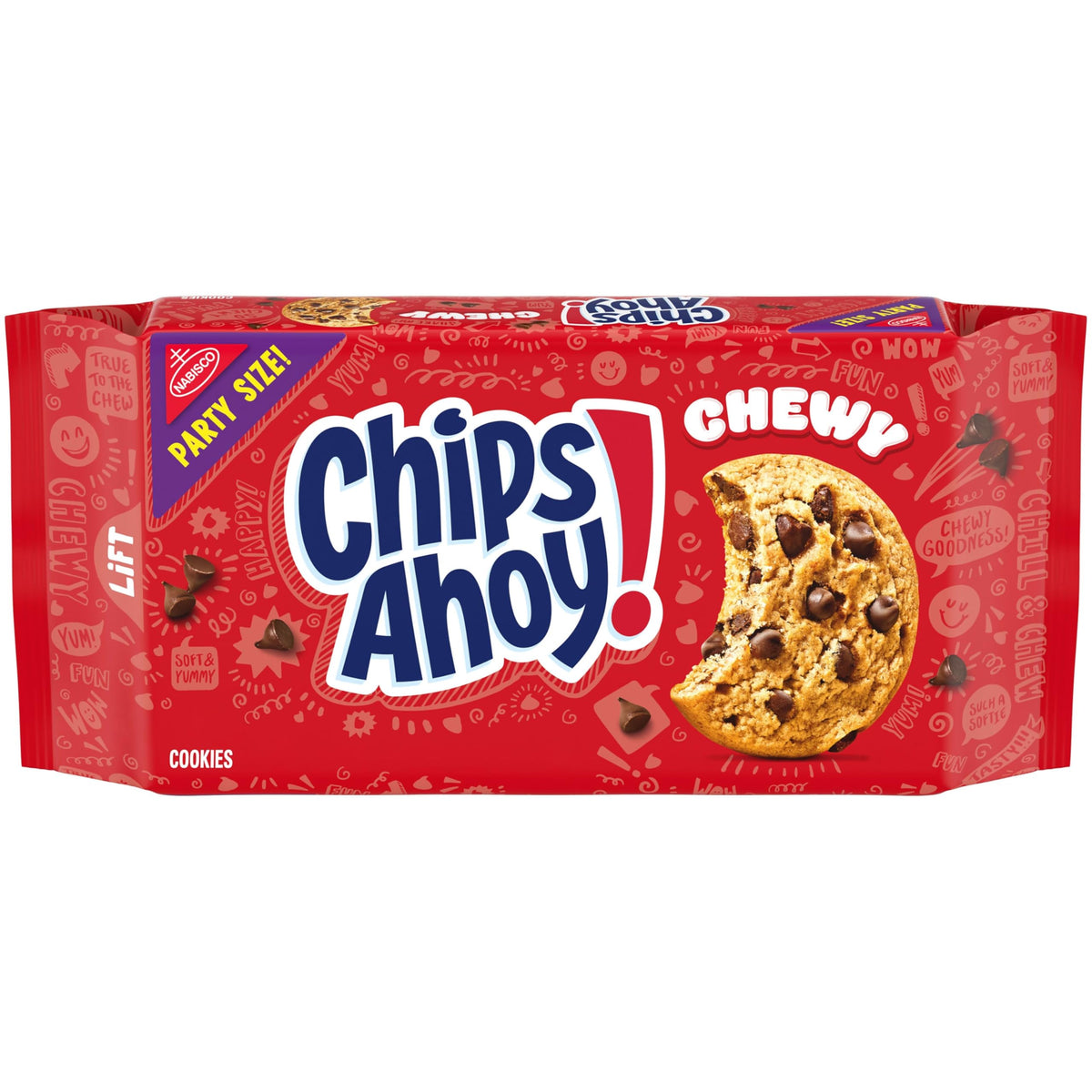 OREO Chocolate Sandwich Cookies, Party Size, 8-25.5 oz Packs