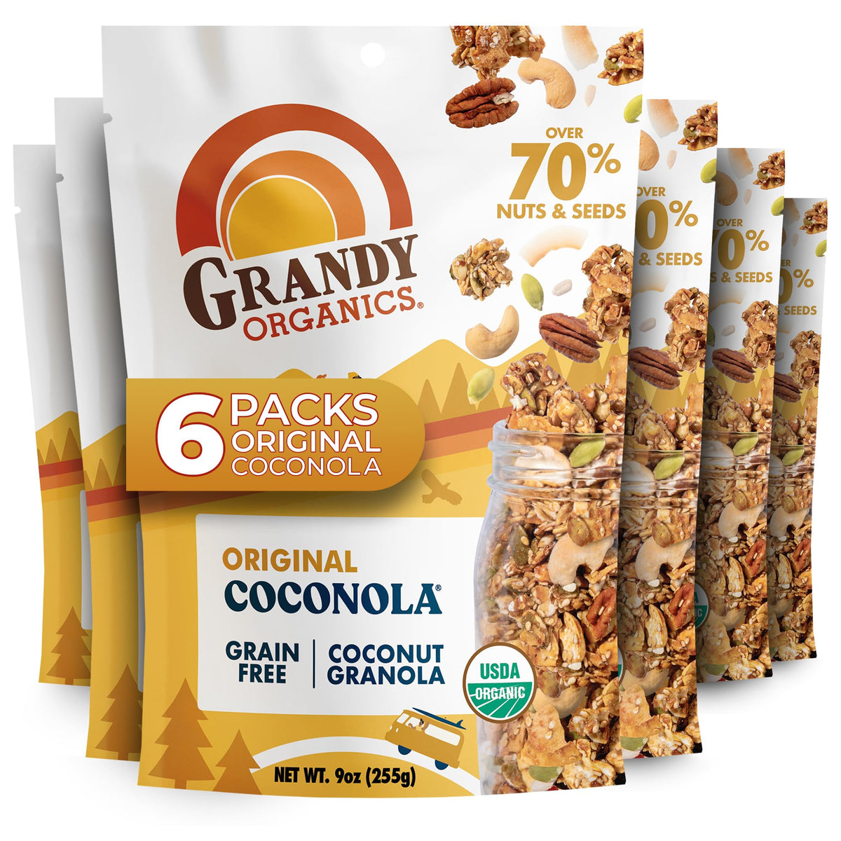 Organic Grain-Free Coconut Granola