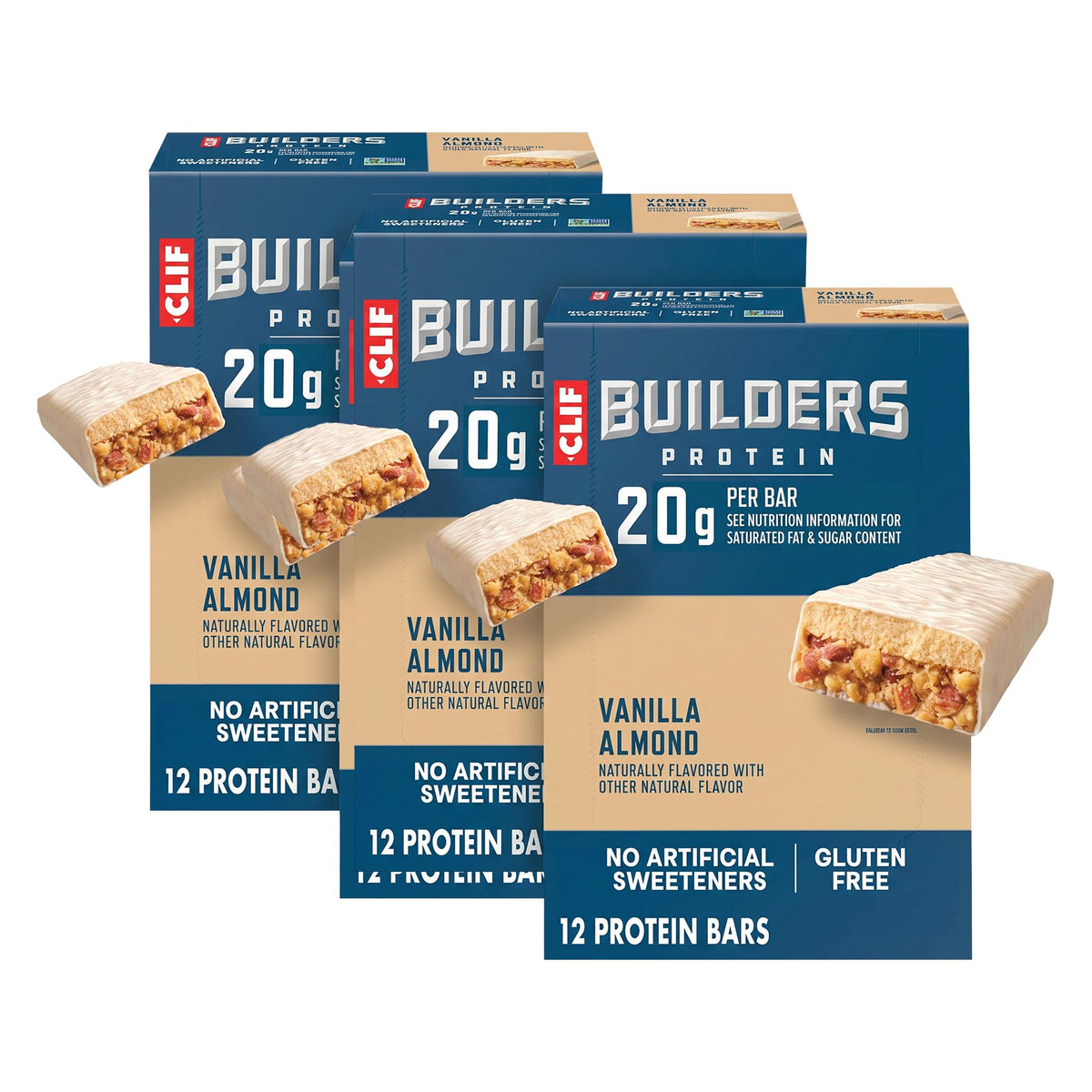 CLIF BUILDERS Protein Bars, Chocolatey Peanut Butter, Gluten Free