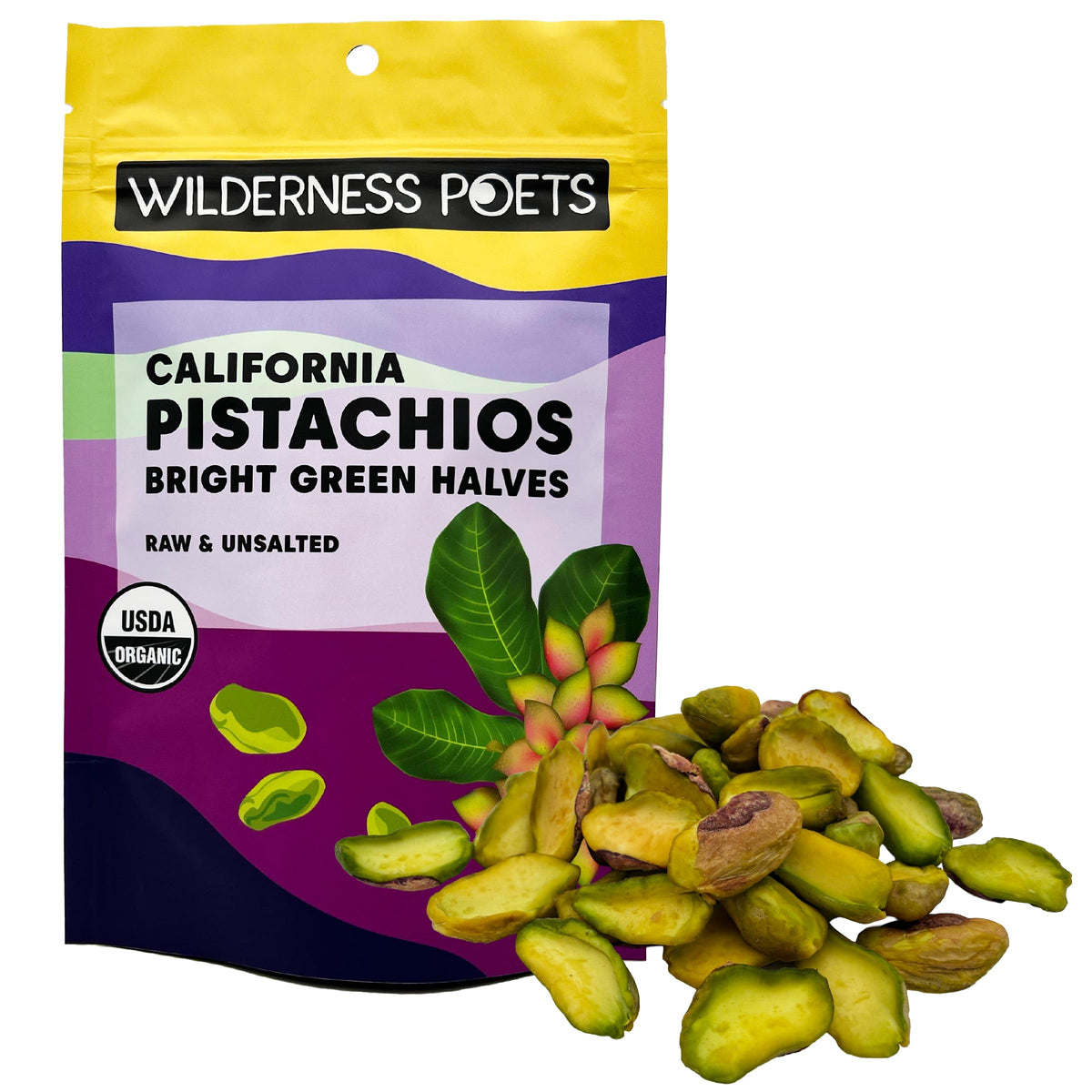Organic Unsalted Pistachio Halves