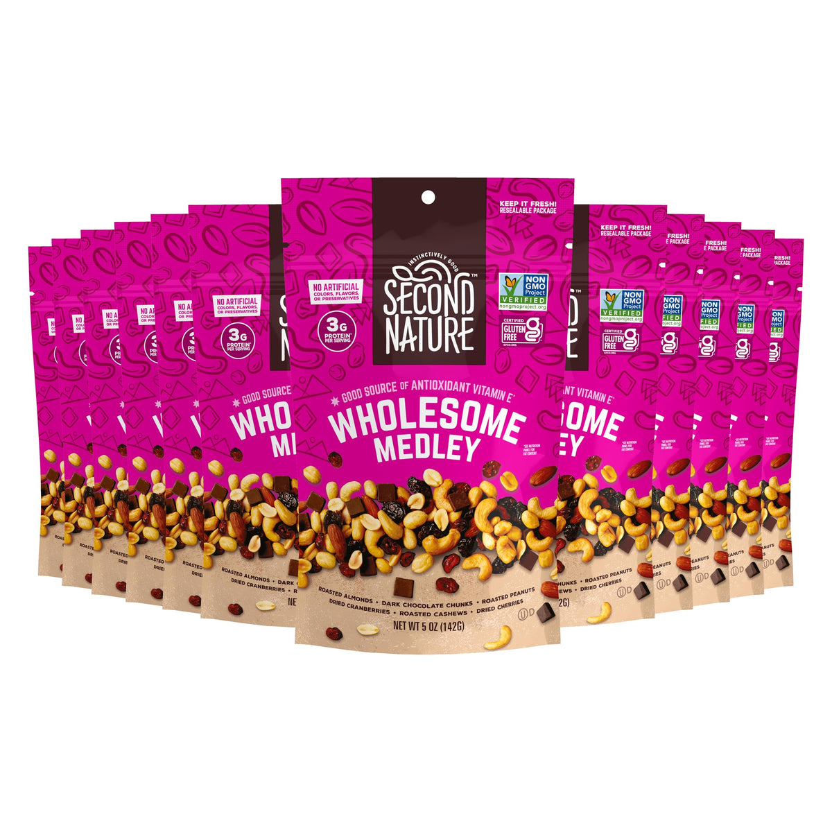 Second Nature Trail Mix Reasealable Pouch