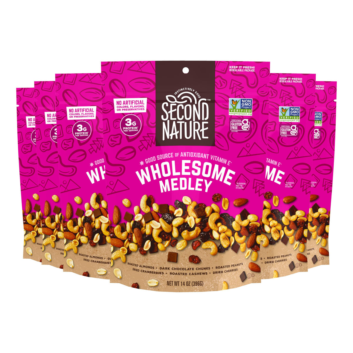 Second Nature Trail Mix Reasealable Pouch