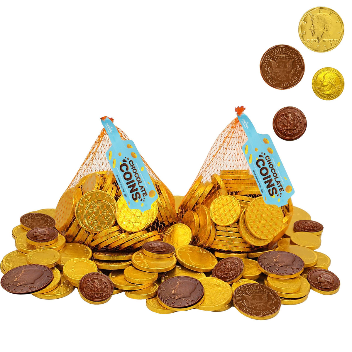 Hanukkah Milk Chocolate Coins – Approx. 70 Pieces