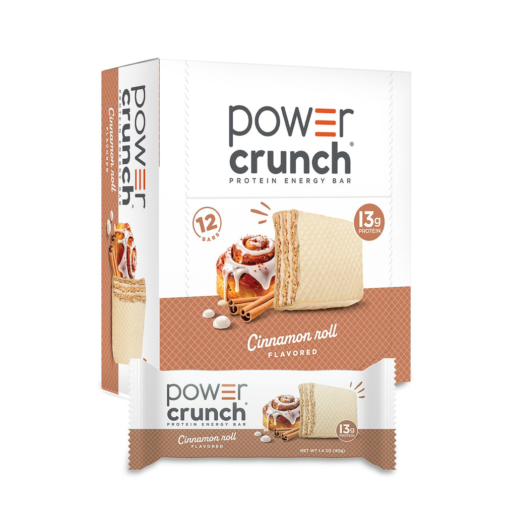 Cinnamon Roll Protein Energy Wafer Bars – 72 Pack