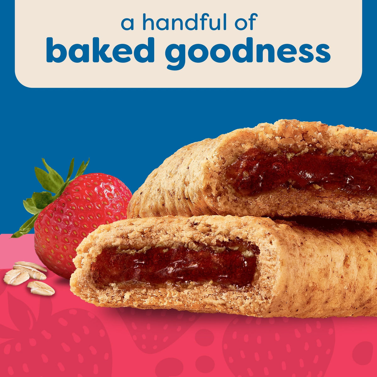 Strawberry Whole Grain Breakfast Bars
