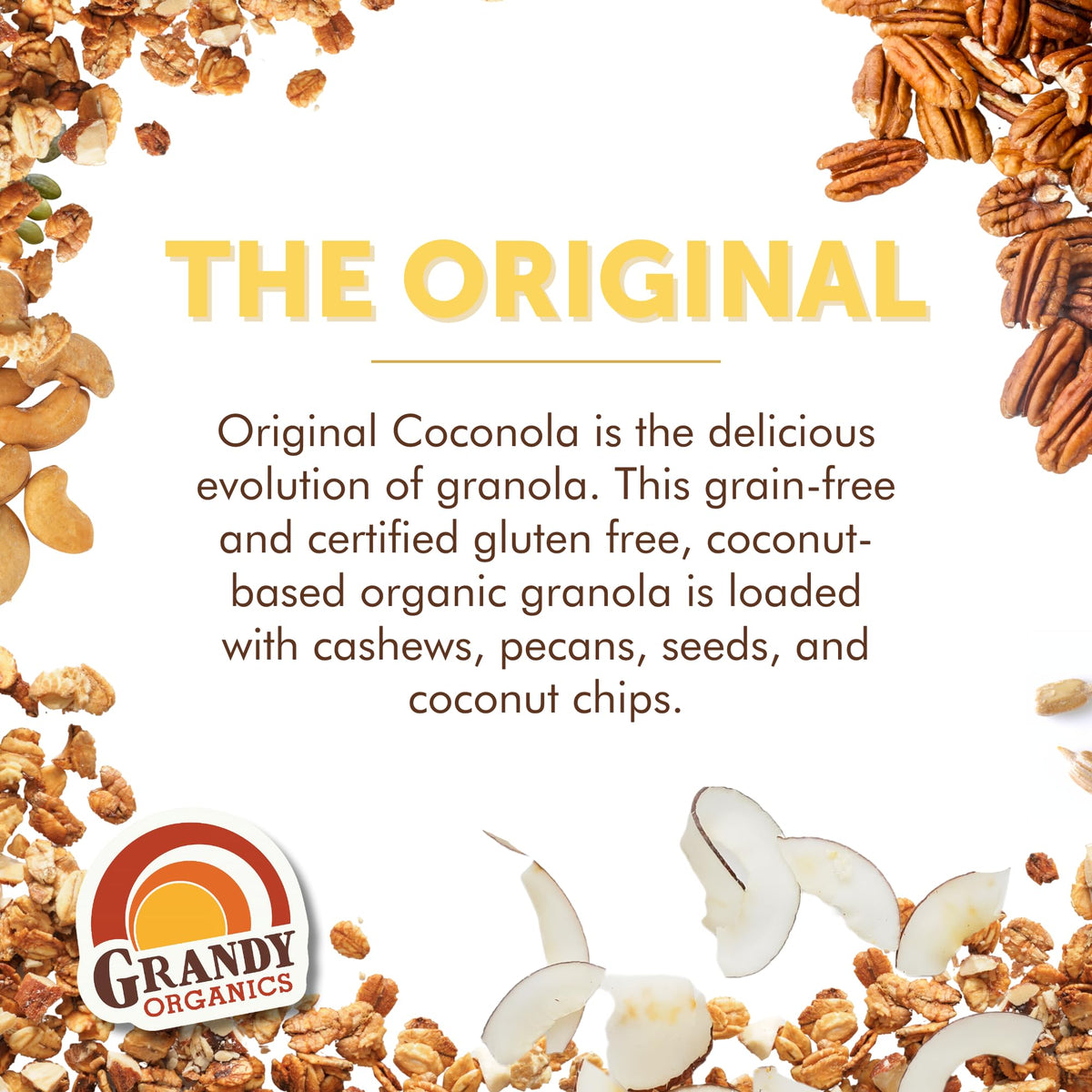 Organic Grain-Free Coconut Granola
