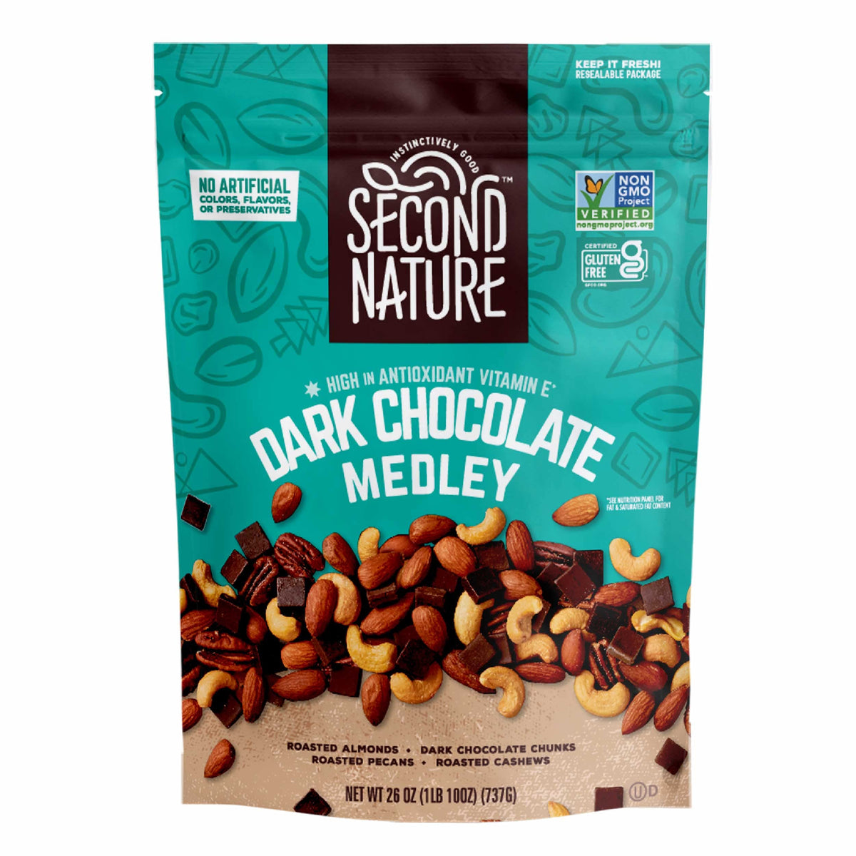 Second Nature Trail Mix Reasealable Pouch