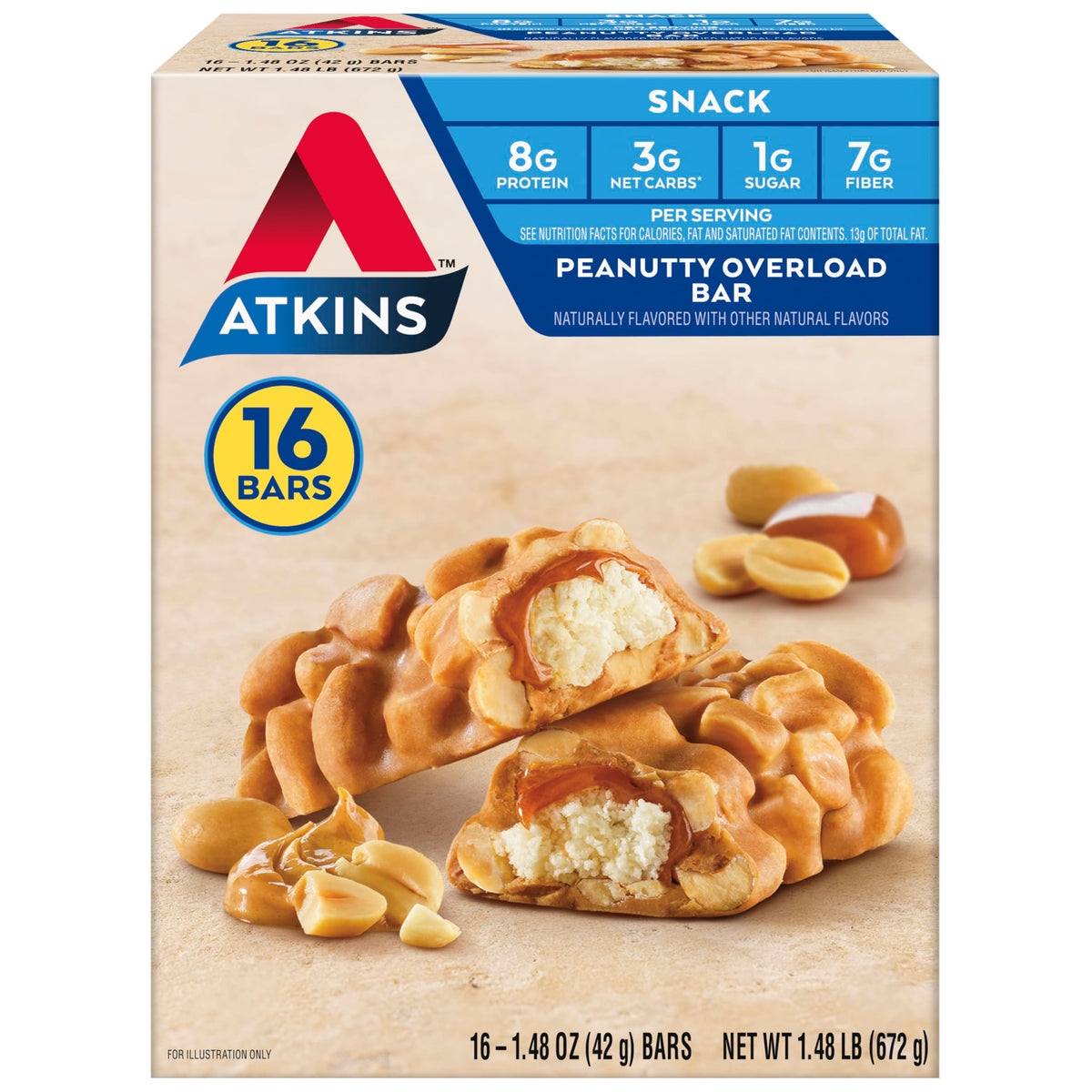 Atkins Snack Bar, 16 Count