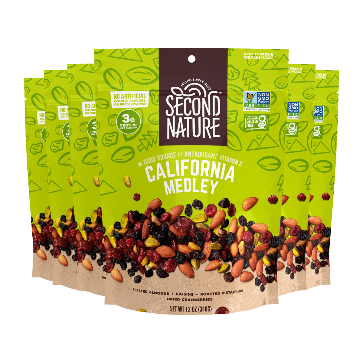 Second Nature Trail Mix Reasealable Pouch
