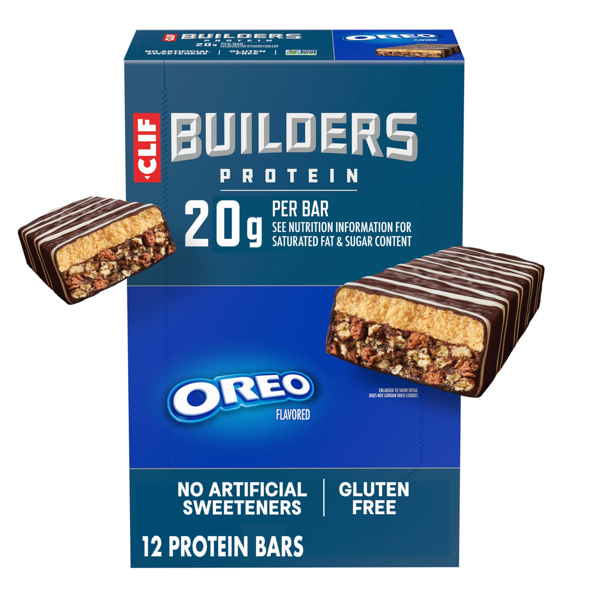 CLIF BUILDERS Protein Bars, Chocolatey Peanut Butter, Gluten Free