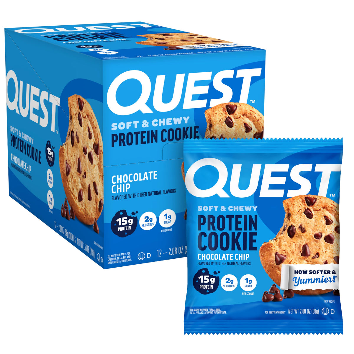 Quest Nutrition Protein Cookie, Chocolate Chip