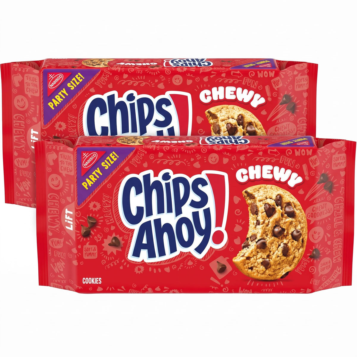 OREO Chocolate Sandwich Cookies, Party Size, 8-25.5 oz Packs