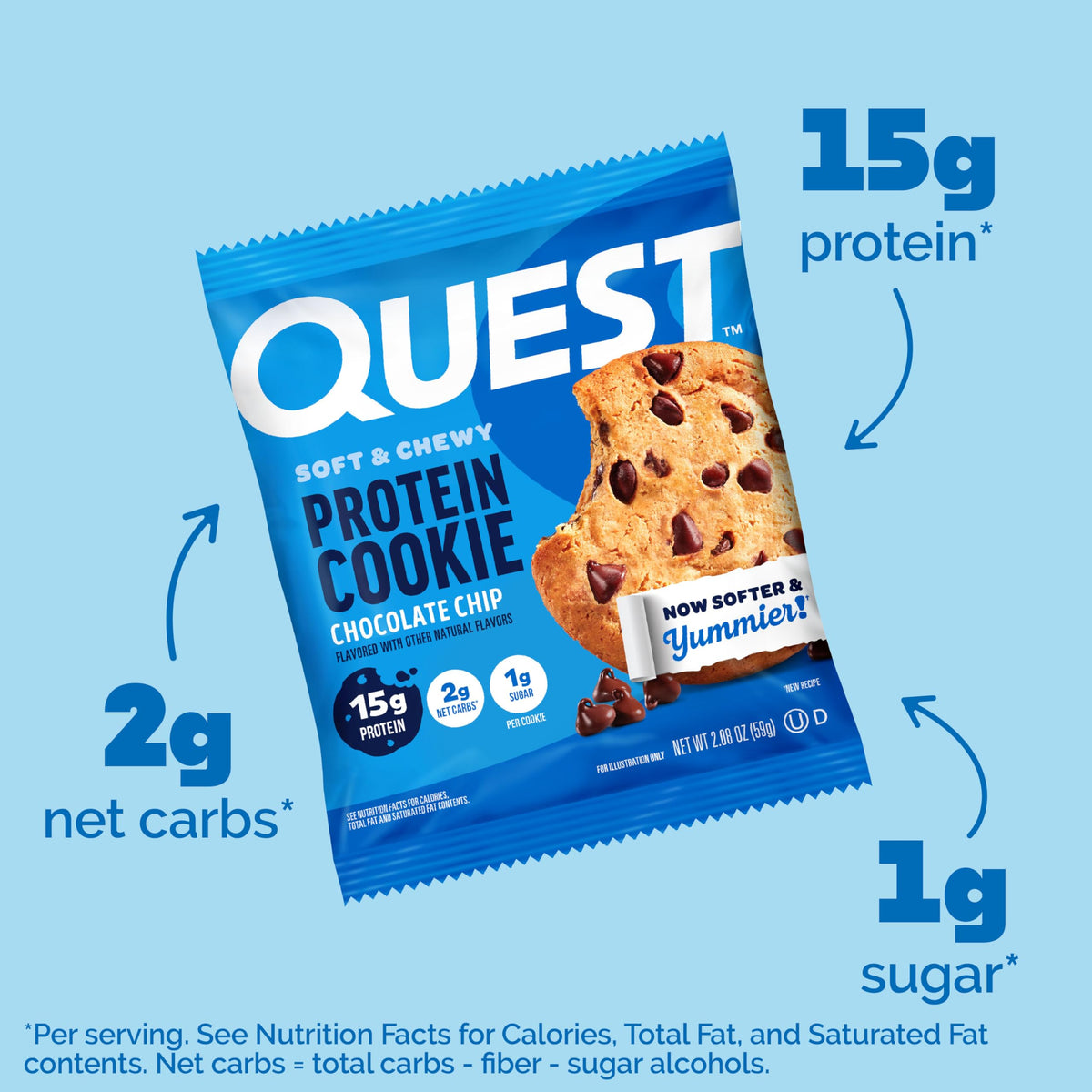 Quest Nutrition Protein Cookie, Chocolate Chip