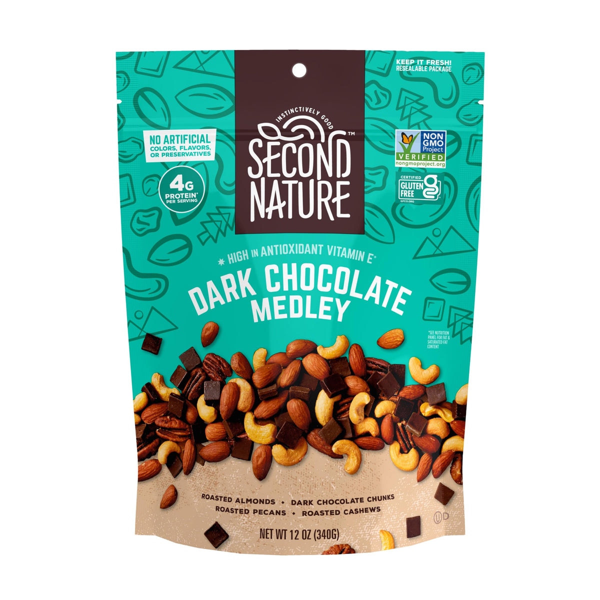 Second Nature Trail Mix Reasealable Pouch