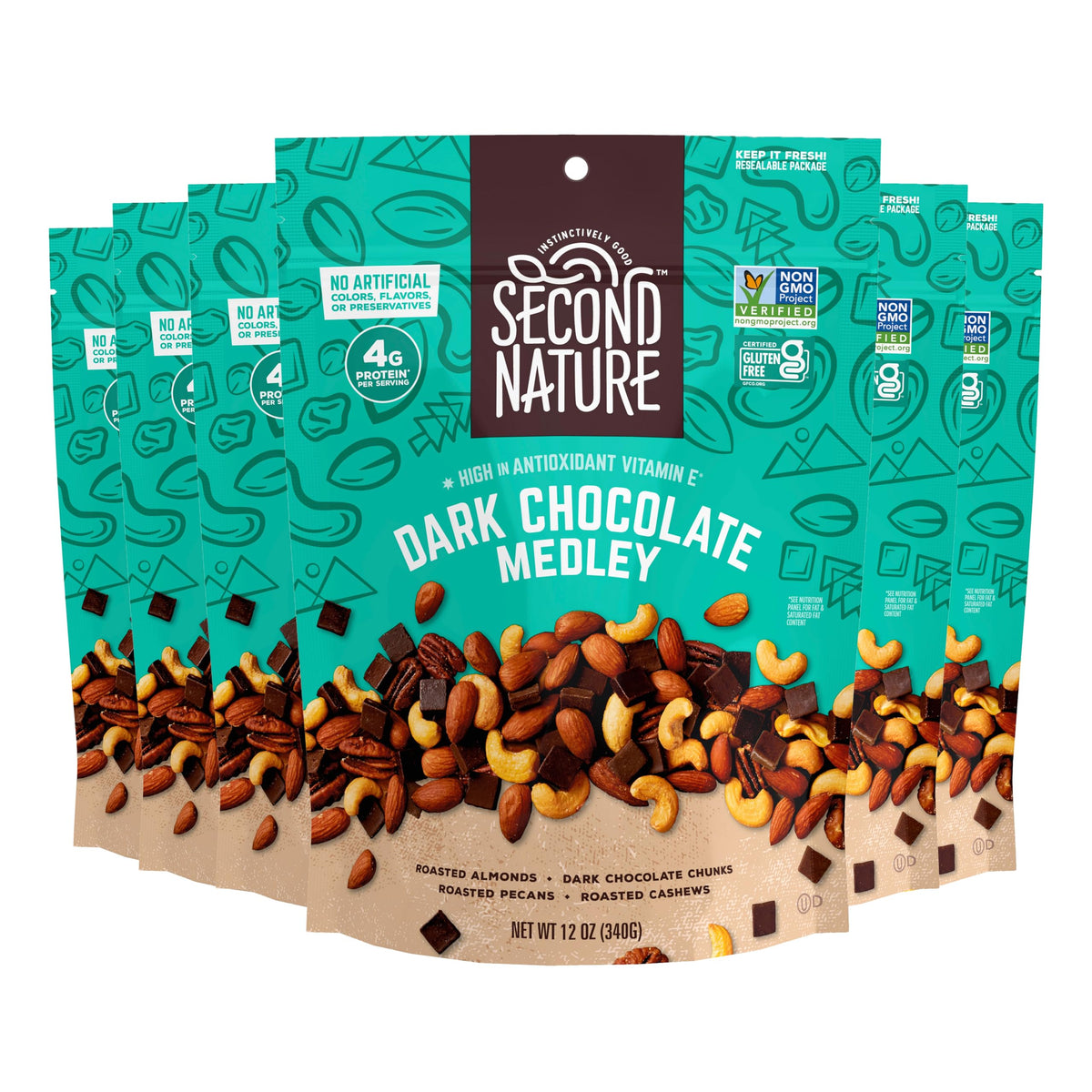 Second Nature Trail Mix Reasealable Pouch