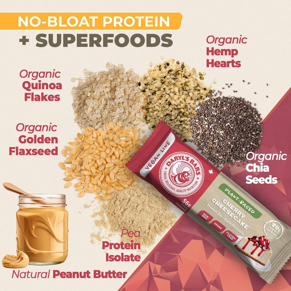 Vegan Protein Bars – Gluten-Free Meal Replacement