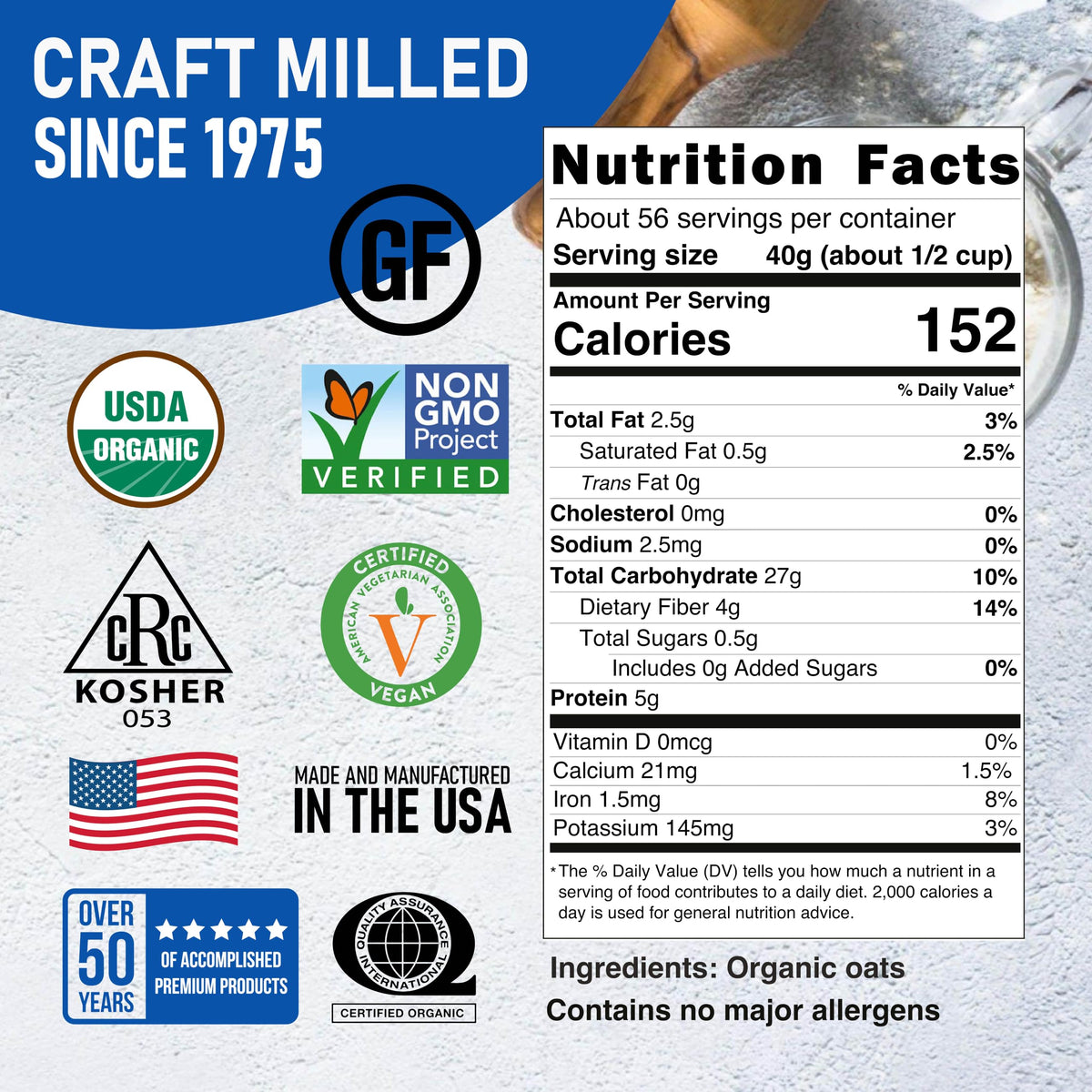 Great River Milling Organic Steel Cut Oats, Whole Grain