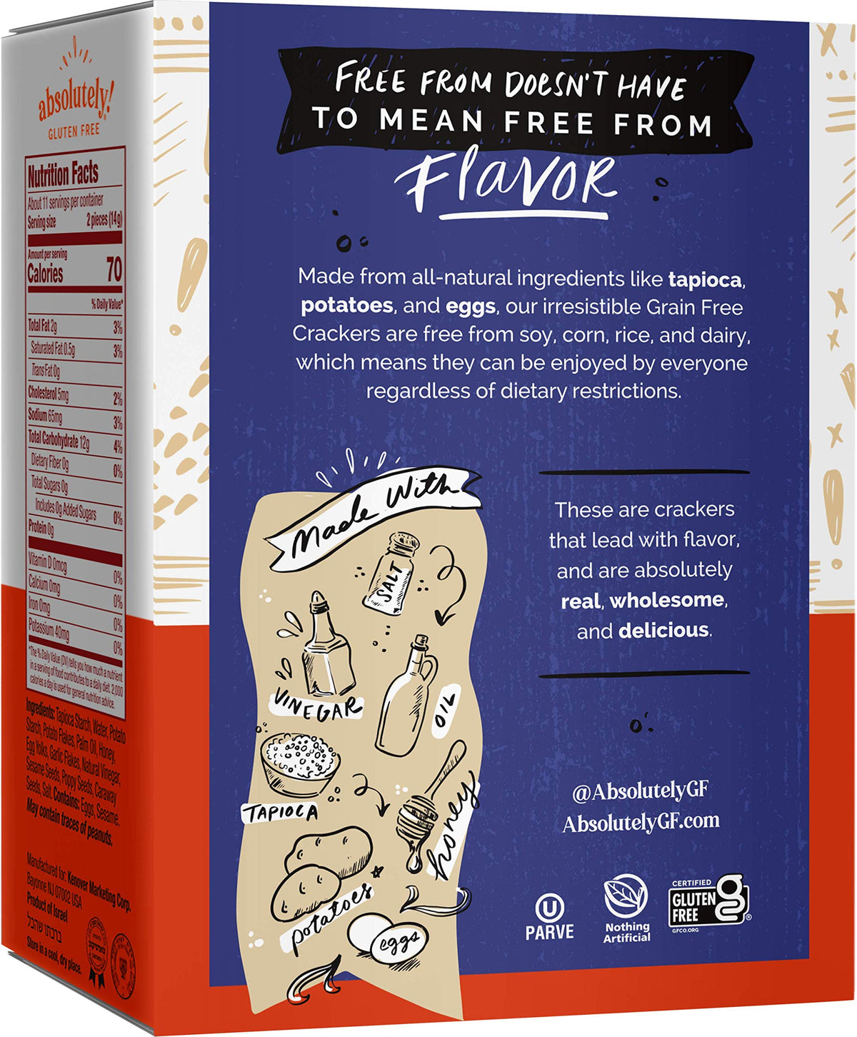 Absolutely Gluten Free Flatbread, 5.29-Ounce